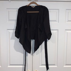 Ya Los Angeles black cropped blazer